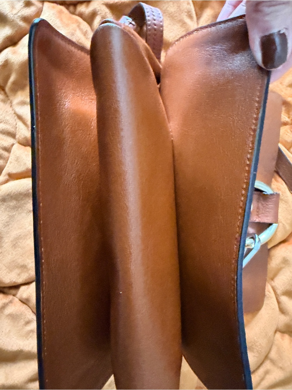 Chloé Small Faye Tobacco Brown Suede Leather Crossbody Bag + COA - Picture 10 of 14